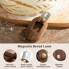 NiHome Bread Lame with Extractable Blade and Magnetic Back, Push-Pull