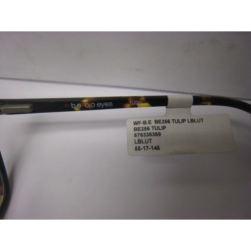 B.e Bio Eyes Tulip Eyeglass Frame BE256 Women Blue Tortoise