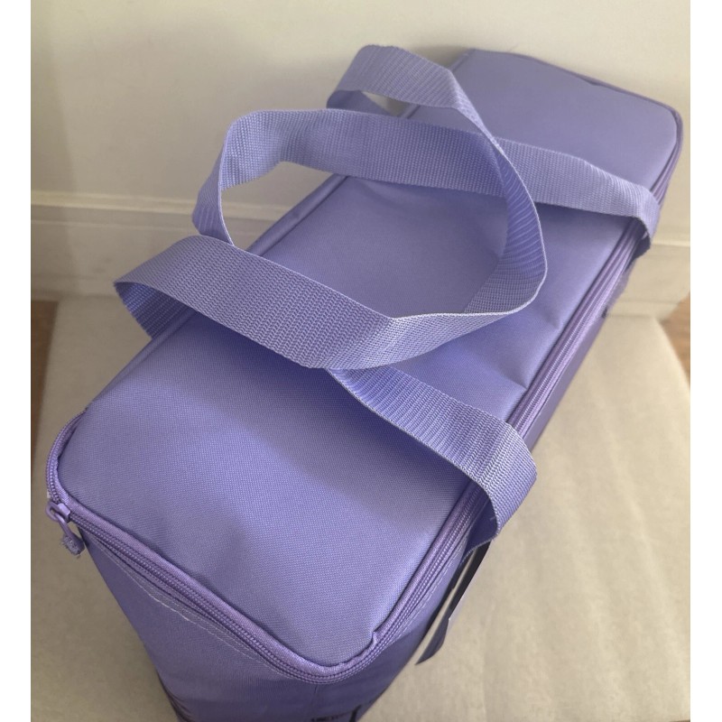Trader Joe's Lavender Purple LE Reusable Insulated Shopping Eco Tote