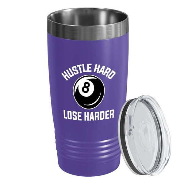 Billiard Purple Edition Viking Tumbler 20oz - lose harder. -