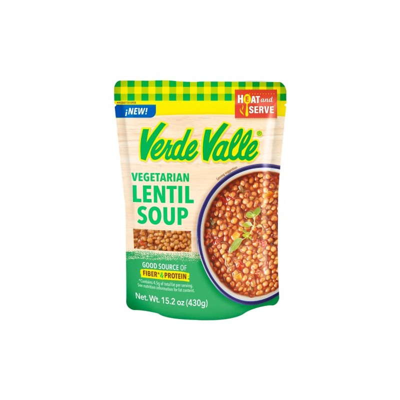 Verde Valle Vegetarian Lentil Soup 15.2 oz (Pack of 1)