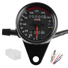 12V LED Odometer Speedometer Tachometer Retro Style High Accuracy for Motorcycle
