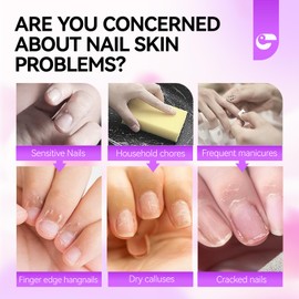 Gelike EC Cuticle Remover Cream Softener - Vanilla Scented Nail Care for Beginners - Easy-to-Use Cuticle Eraser - Gently Softens Rough Skin Around Nails