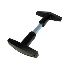 stahl-design-tebart BMH 555 Garage Door Handle - Custom Fit Replacement for 9mm Square Swing Gates - Heavy Duty Hard Plastic Handle Set - Ideal for Repair & Retrofit