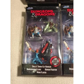 Jada Toys Lot of 6 - New in Box Jada Dungeons & Dragons Die Cast Miniatures -4 per Package