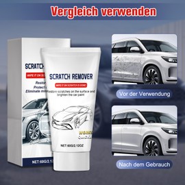 2PCS Autolack Reparatur Polieren Paste, 2025 Neues Nano Tuch Auto Kratzer Entferner, Autokratzer Reparaturpaste Entferner für Fahrzeuge Reparatur Kit, Paste Polierwachs Kit