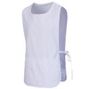 MISEMIYA KX-3301 Unisex Apron Cleaning Sanitary, White 68