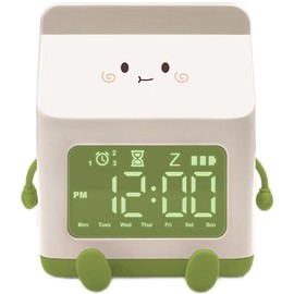 CYMNER Dreamlike Milk Box Alarm Clock: Unique design, versatile functions, awaken sweet life moments!