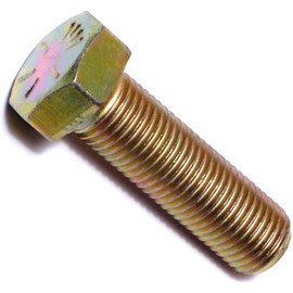 Hard-to-Find Fastener 014973252571 Grade 8 Fine Hex Cap Screws, 3/8-24 x 1-1/4, Piece-8 , yellow