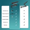 ZdwCyl Wall Mounted Clothes Hanger,Clothes Drying Rack,Laundry Drying Rack,Laundry Rack
