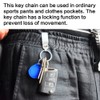 Linwnil Stainless Steel Keyring Security Belt Clip Key Chain,used in