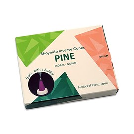 SHOYEIDO Pine Incense Cones, 5-Cone Set