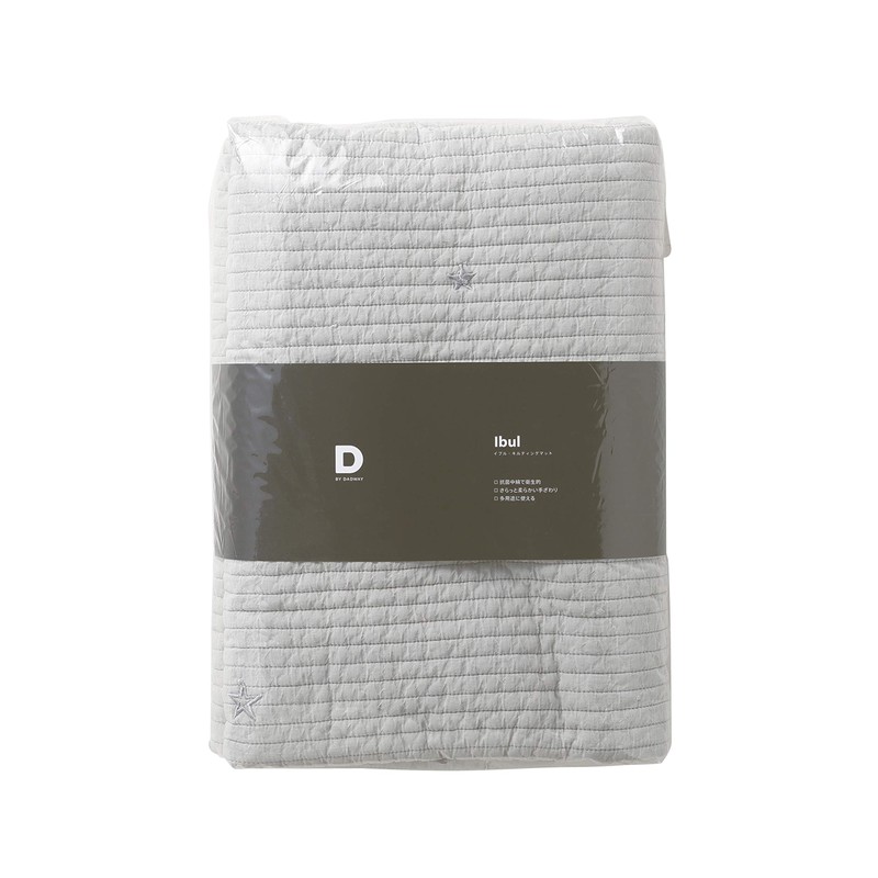 D BY DADWAY Ibul Quilting Mat, Milky White, L, From