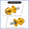 PARSLUCK 1 Pair Swingarm Spools, 8mm M8x1.25 CNC Swing Arm