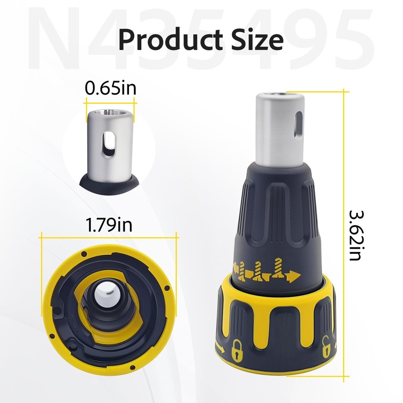 N435495 for DeWalt Drywall Gun Nose Cone DCF620B DCF620D2 DC