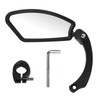 Bike Rearview Mirror Left Wide Range Foldable Handlebar Bike Mirror