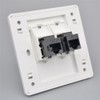 Female To Female CAT6 Gigabit Dual-Pass Network Wall Plug RJ45