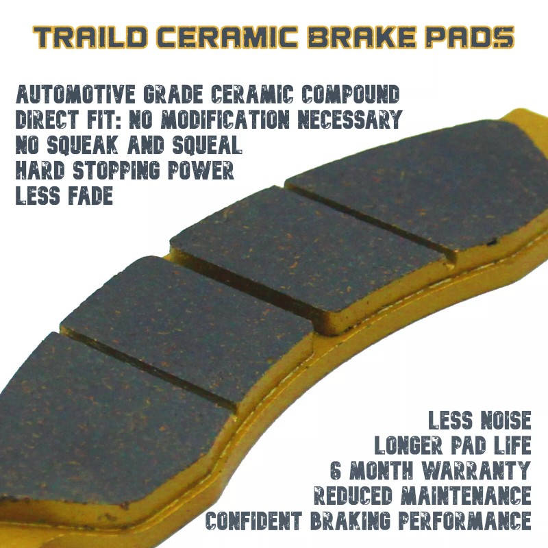 Traild Polaris General 1000/4 1000/XP 1000 2016-2025 Ceramic Brake Pad