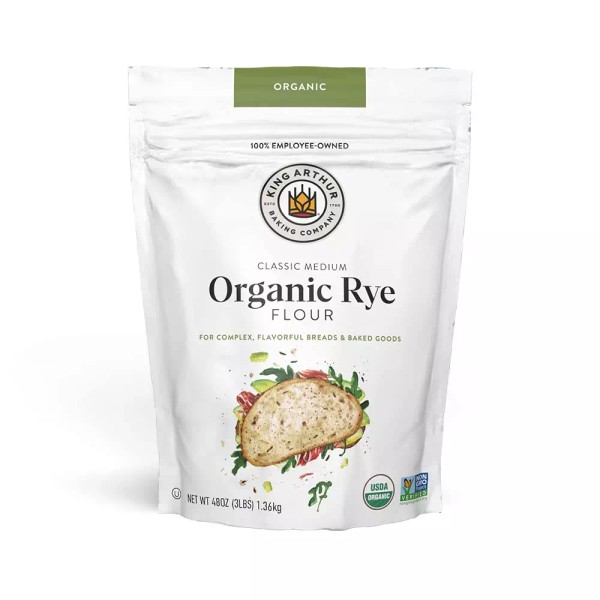 King Arthur Baking Organic Medium Rye Flour - 3 lbs