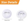 MOROBOR Flexible Silicone Cable Cord Grommet, 8pcs 1.5 Inch White