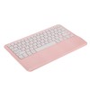 12.4in Keyboard Case 3 Adjustment Stand Detachable Pink Keyboard Case