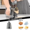 Badelite Cheese Grater Hand Crank Rotating Cheese Shredder Stainless Steel