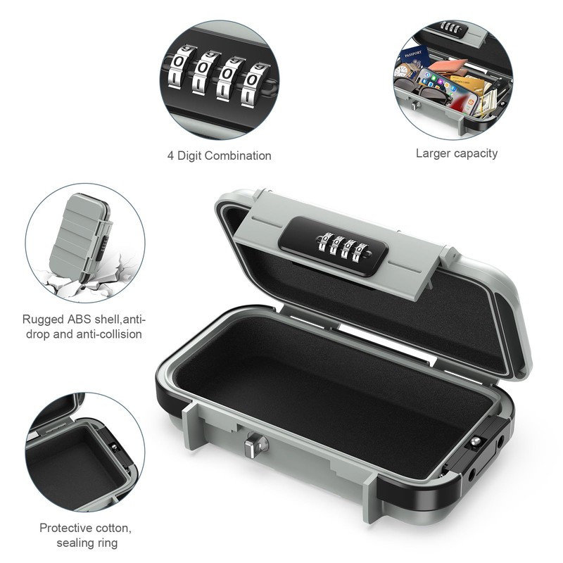 Newest Travel Safe Box for Home, Ankilo Portable Beach Safe