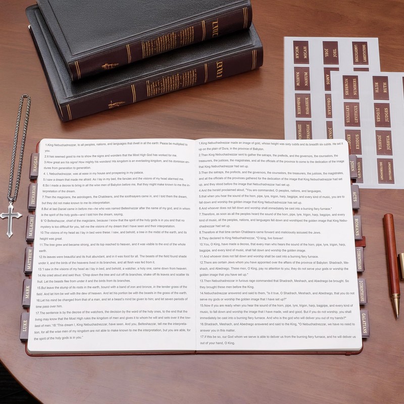 RETTACY Bible Tabs, for Women & Men, 66 Tabs for