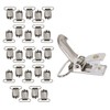 Andux 25 pc Pacifier Suspender Clips for Making Pacifier Holders