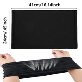 Tinkber 1 Pcs Neck Gaiter Face Cover, Elastic Head Wrap Mask Cover, Cooling Washable Neck Gaiter, Bandana Face Covering, Sun Ice Silk Scarf Cycling Mask, for Cycling Running Outdoor Activities