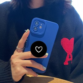 Junddla Multi-Function Cell Phone Stand, White Black Purple Pink Heart Expanding Stand Grip for Smartphones and Tablets (4 Pack), PENGY-49