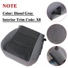 NLQR Front Passenger Side Bottom Replacement Seat Cover Cloth Dark