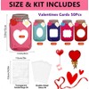 50 Pack Mason Jar Valentines Day Cards, Funny Valentine Gifts