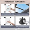 Starlink Mini Sunroof Suction Cup Mount - White Mounting Kit