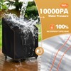 SUNICO Patio Furniture Covers 3 Piece Set,Outdoor Waterproof,Medium,Black