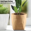 Kraft Paper Bag Flower Plant Pot Cover Container Multi functional