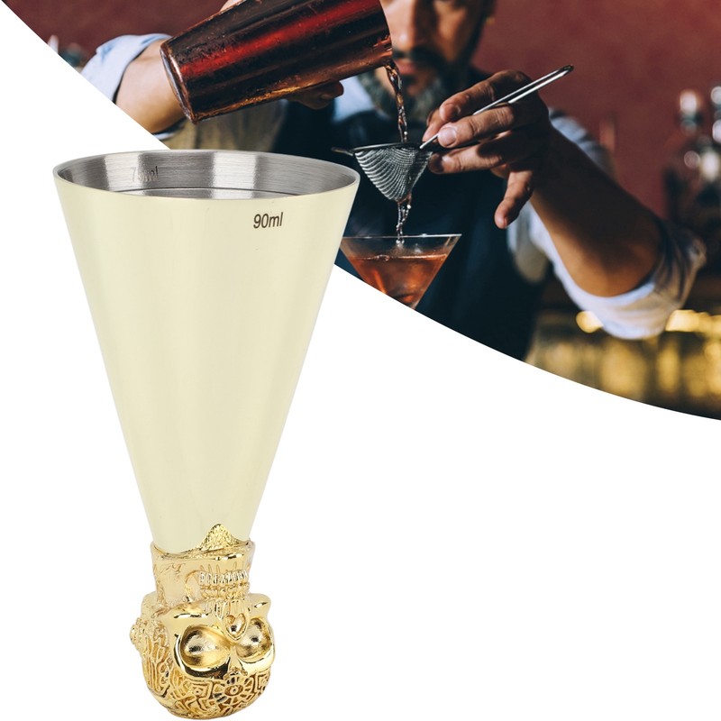 Stainless Steel Jigger Japanese Style Bar Bartending Measuring Ounce Cup