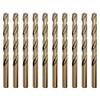 Cobalt Drill Bit 10Pcs 13/32 in. HSS Co M35 Jobber