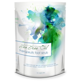 Tea Tree Oil Foot Scrub - 24oz - Helps Treat Nail Fungus, Athletes Foot & Stubborn Foot Odor