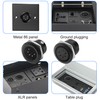 MEIRIYFA XLR 5-Pin Socket Panel Mount Adapter Audio Connector, XLR