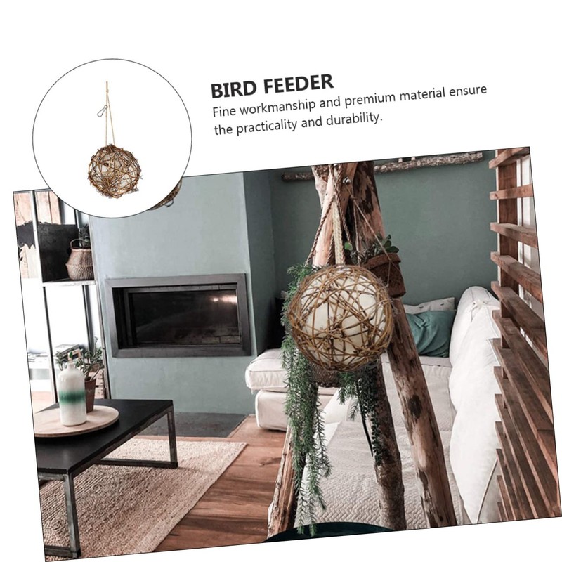 Sosoport 2 Pcs Lightweight Bird Feeding Nest Hanging Bird Feeding