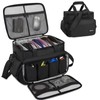 IBVIVIC DJ Cable File Bag with 6 Detachable Dividers High