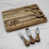TB Home 4-Pc. Acacia Wood Cheese Serving Board with Cheese