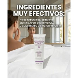 Exderm Age Crema Antiedad Día FPS 20 Reafirmante con Ácido Hialurónico y Retinol Tratamiento Antiarrugas Hidratante Rostro Cuello Todo Tipo Piel 50 ml