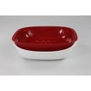 TUPPERWARE Allegra Basket Strainer 1,33 L Bowl Server white red