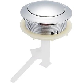 Botón pulsador de doble descarga for inodoro repuesto de plástico for cisternas de orificio redondo de 55-67 mm botón pulsador de inodoro repuesto de cisterna compatible con inodoros de una pieza inod