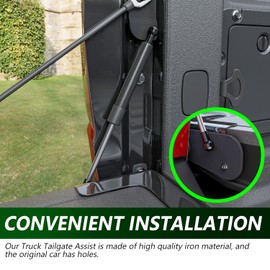 xipoqix Truck Tailgate Assist Compatible with 2022-2025 Ford Maverick Tailgate Shock Damper Replacement for 2022-2025 Ford Maverick Accessories