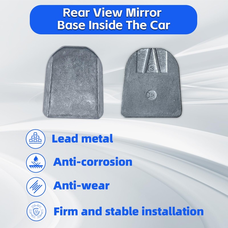 Interior Rear view Mirror Bracket Mounting Base Universal Fit Ford,Nissan,GM,Honda1