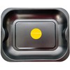 2-Pack Black Roasting and Baking Tray Set - Medium Roaster