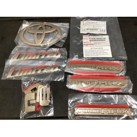 Toyota 4Runner Limited Bronze Emblem Overlay Kit, ABS Plastic, 2025+ Models